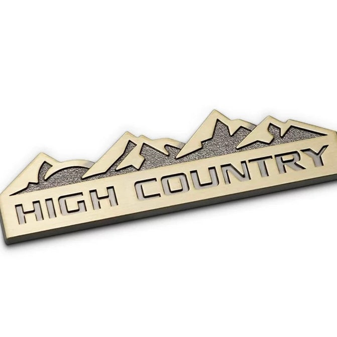 Premium Metal Mountain 4x4 Off-Road Emblem
