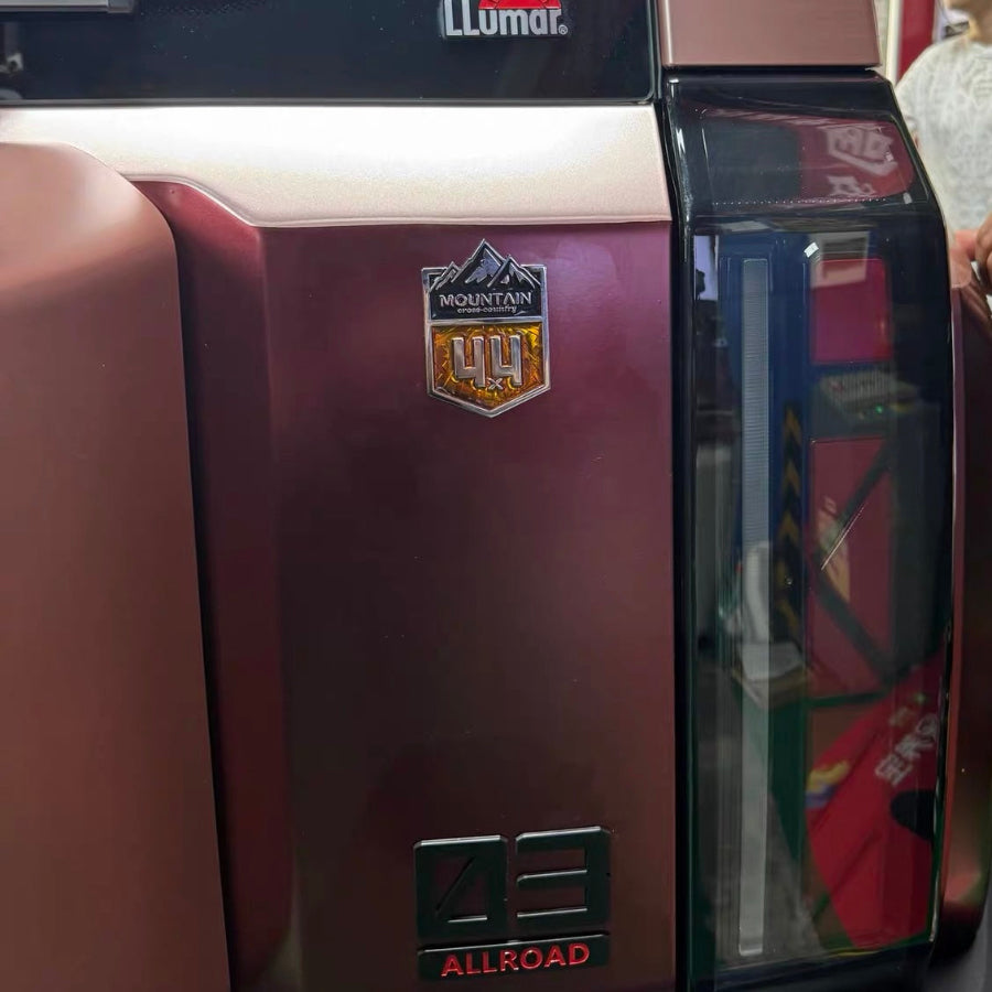 Premium Metal Mountain 4x4 Off-Road Emblem