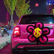 "Rich Flower" Car Antenna Topper - Great for Mini Cooper