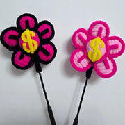"Rich Flower" Car Antenna Topper - Great for Mini Cooper