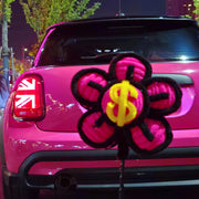 "Rich Flower" Car Antenna Topper - Great for Mini Cooper