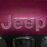 Pink Bling Rhinestone JEEP Decal