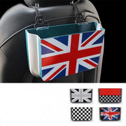 Mini Cooper Foldable Car Trash Can Backseat Organizer