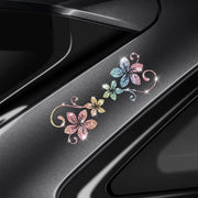 Sparkling Crystal Flower Car Bling Decal