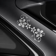 Sparkling Crystal Flower Car Bling Decal