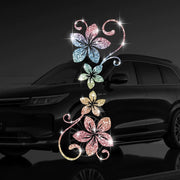 Sparkling Crystal Flower Car Bling Decal