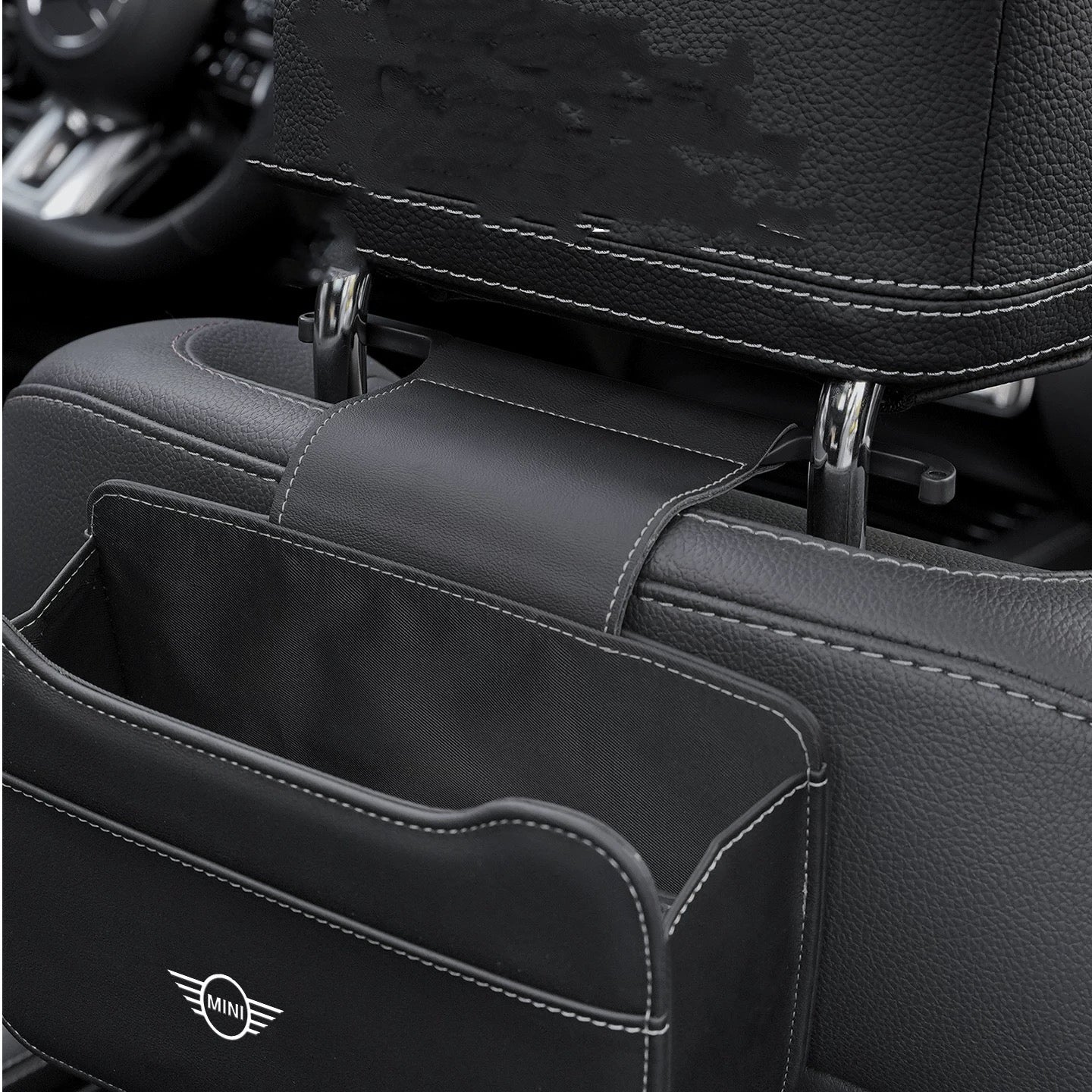 Mini Cooper Foldable Car Trash Can Backseat Organizer