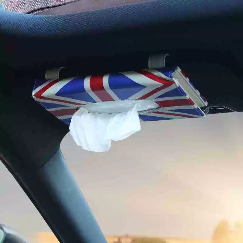 BMW Mini Sun Visor Tissue and Mask Holder Soft Box