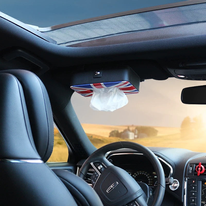 BMW Mini Sun Visor Tissue and Mask Holder Soft Box