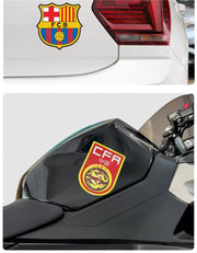 Magnetic Football Club Car Decals