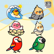 Kawaii "Chibi" Parrot Car Stickers Decal