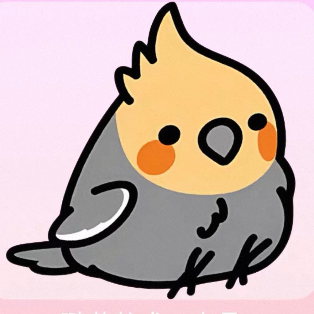 Kawaii "Chibi" Parrot Car Stickers Decal