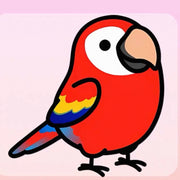 Kawaii "Chibi" Parrot Car Stickers Decal