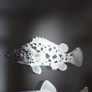 Metal Fish Time Emblem Badge