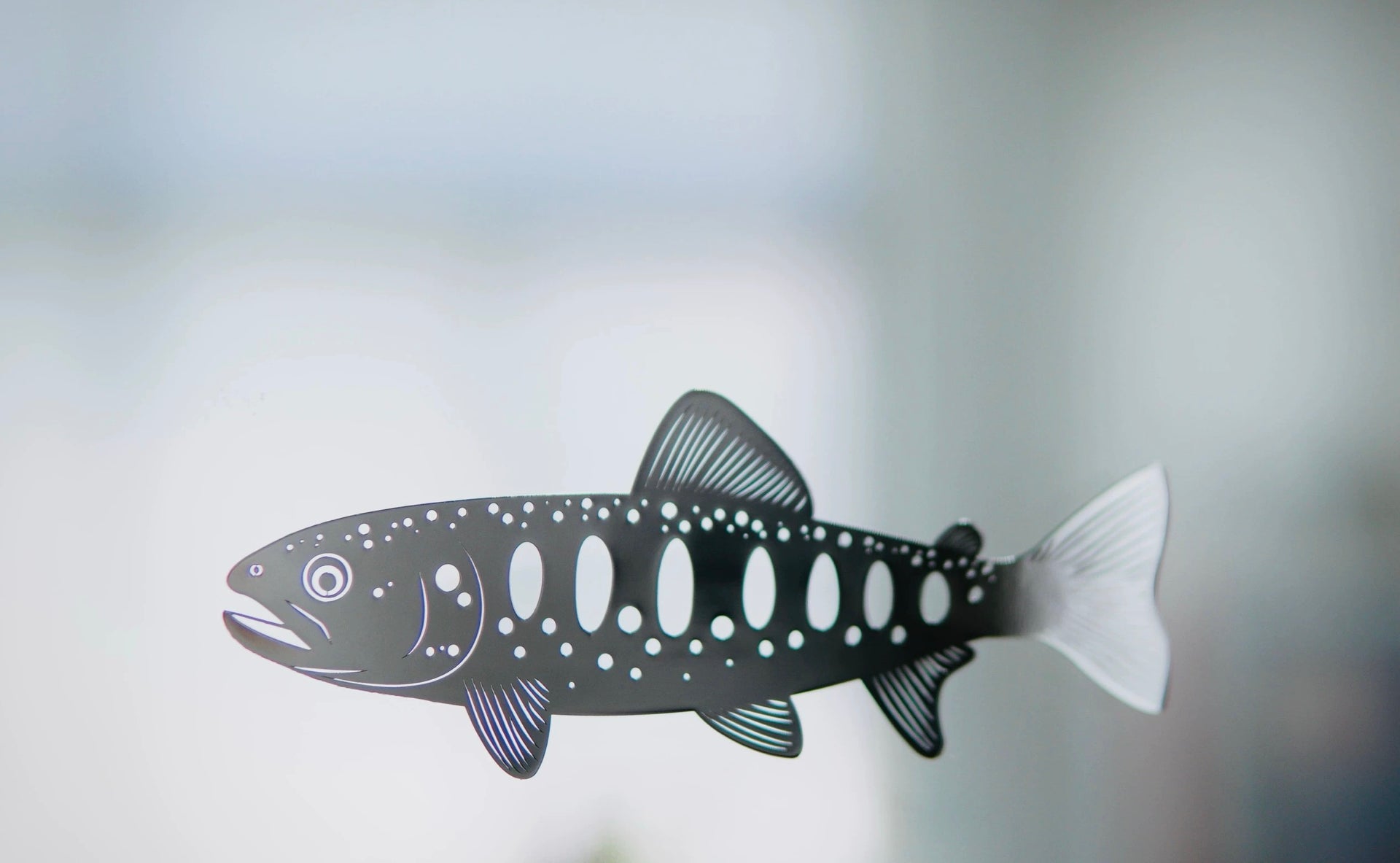 Metal Fish Time Emblem Badge