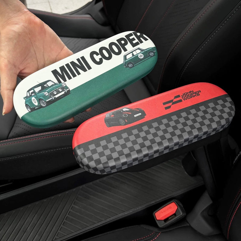 Custom-made Leather Armrest Cover for New Mini Cooper Aceman