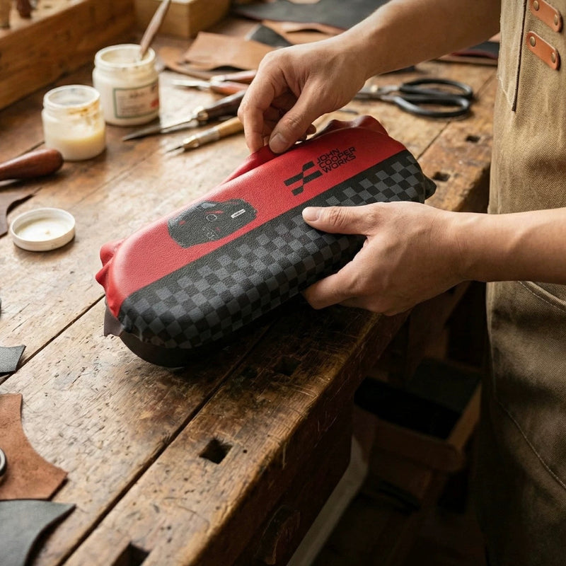 Custom-made Leather Armrest Cover for New Mini Cooper Aceman