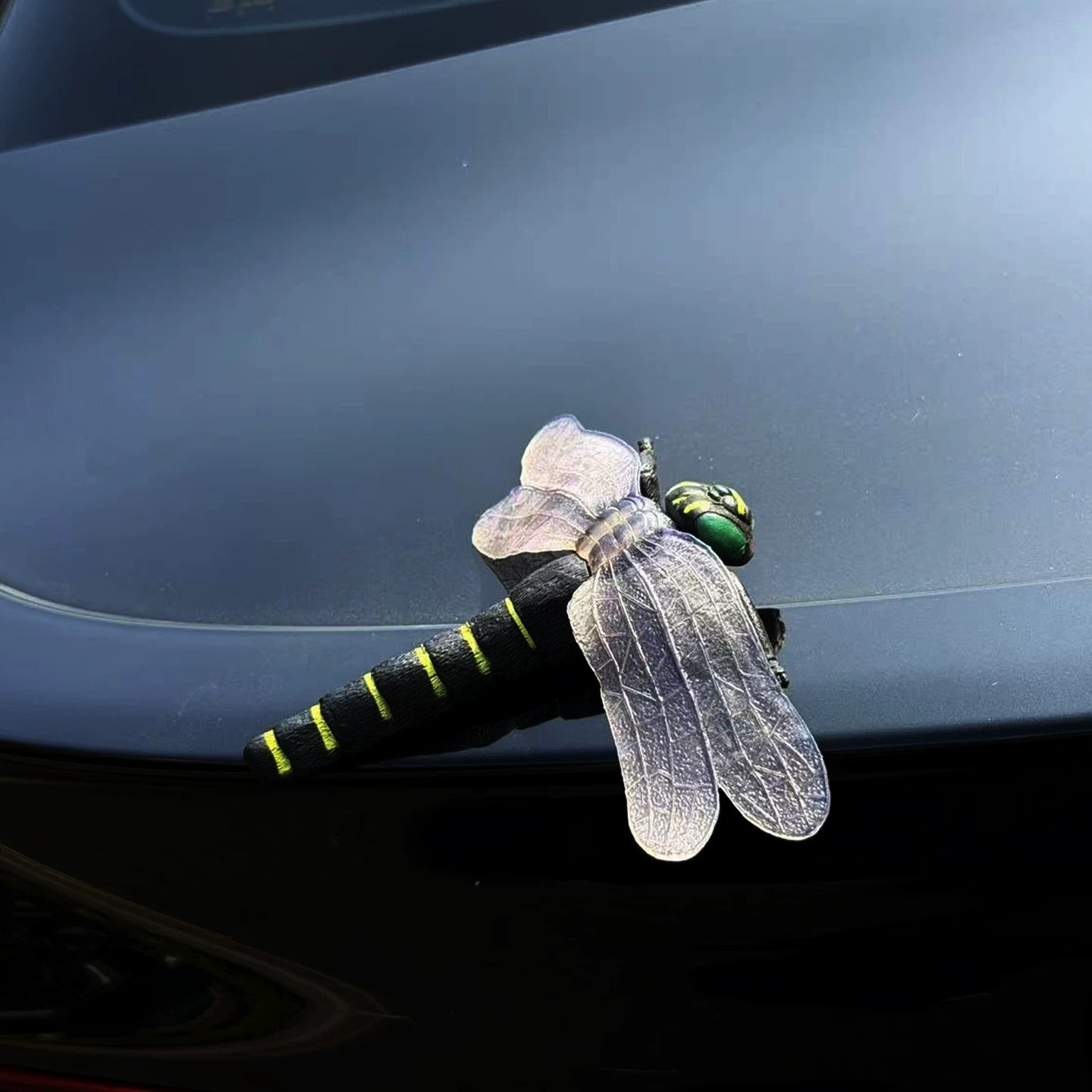 Realistic 3D Simulation Dragonfly Car Ornament