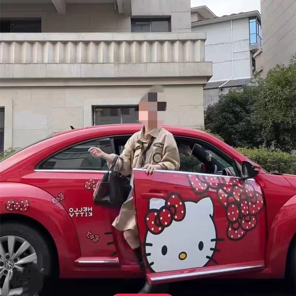 Hello Kitty Large Car Decal Wrap for Mini