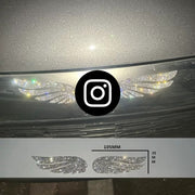 Angel Wings Rhinestone Car Emblem Sticker