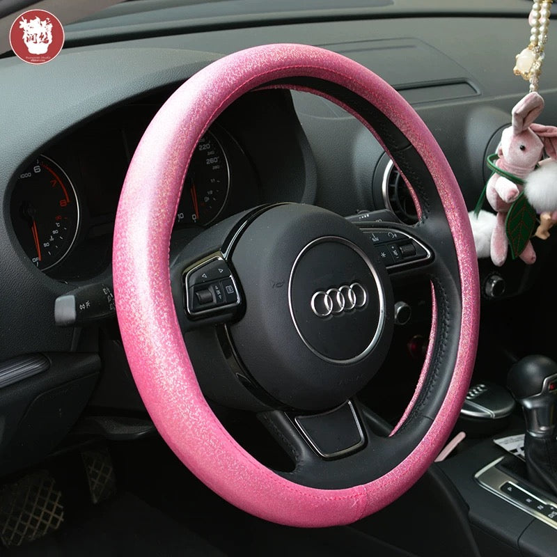 Bling Steering wheel cover Pink, Purple, White, Blue, Golden