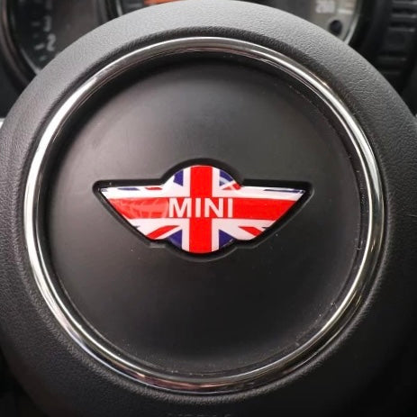 Mini Cooper Steering Wheel Emblem Decal