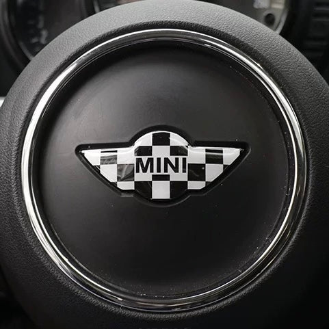 Mini Cooper Steering Wheel Emblem Decal