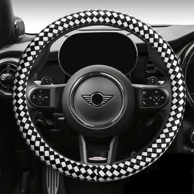 Braided Leather Steering wheel cover