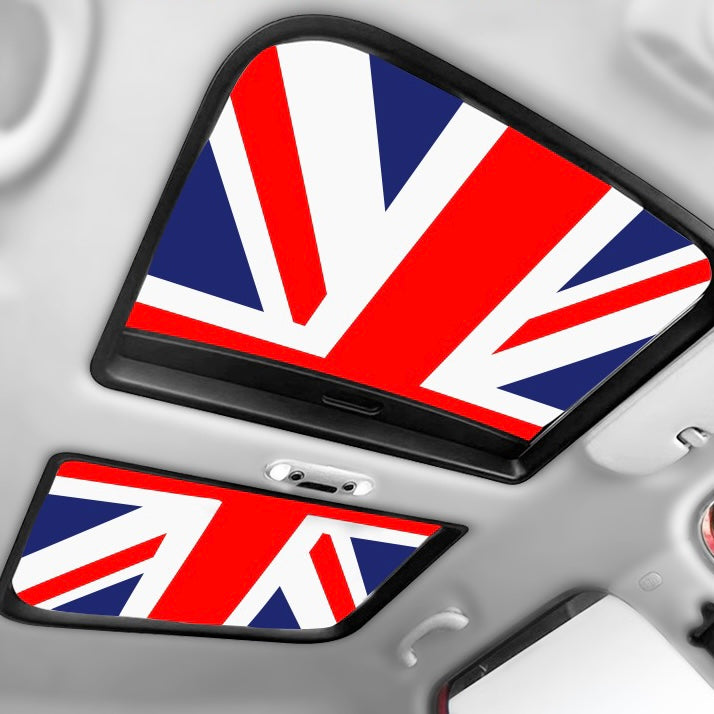 Mini Cooper/Countryman Sunroof UV Sunshade Jack Union Checkers Carsoda