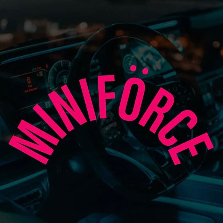 MINIFORCE Arched Rear Windshield Decal for Mini Cooper Tailgates