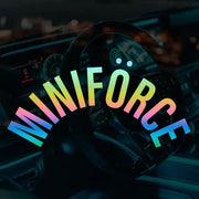 MINIFORCE Arched Rear Windshield Decal for Mini Cooper Tailgates