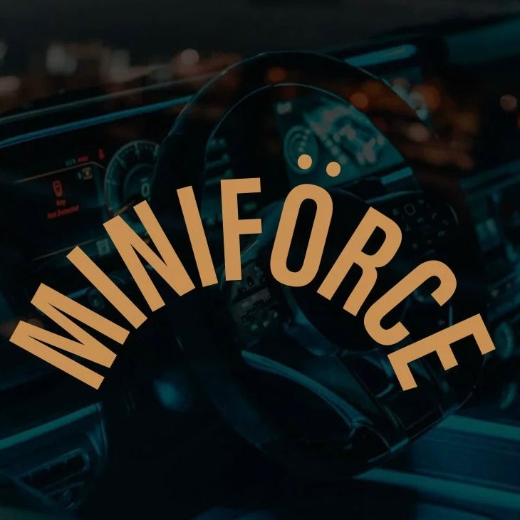 MINIFORCE Arched Rear Windshield Decal for Mini Cooper Tailgates