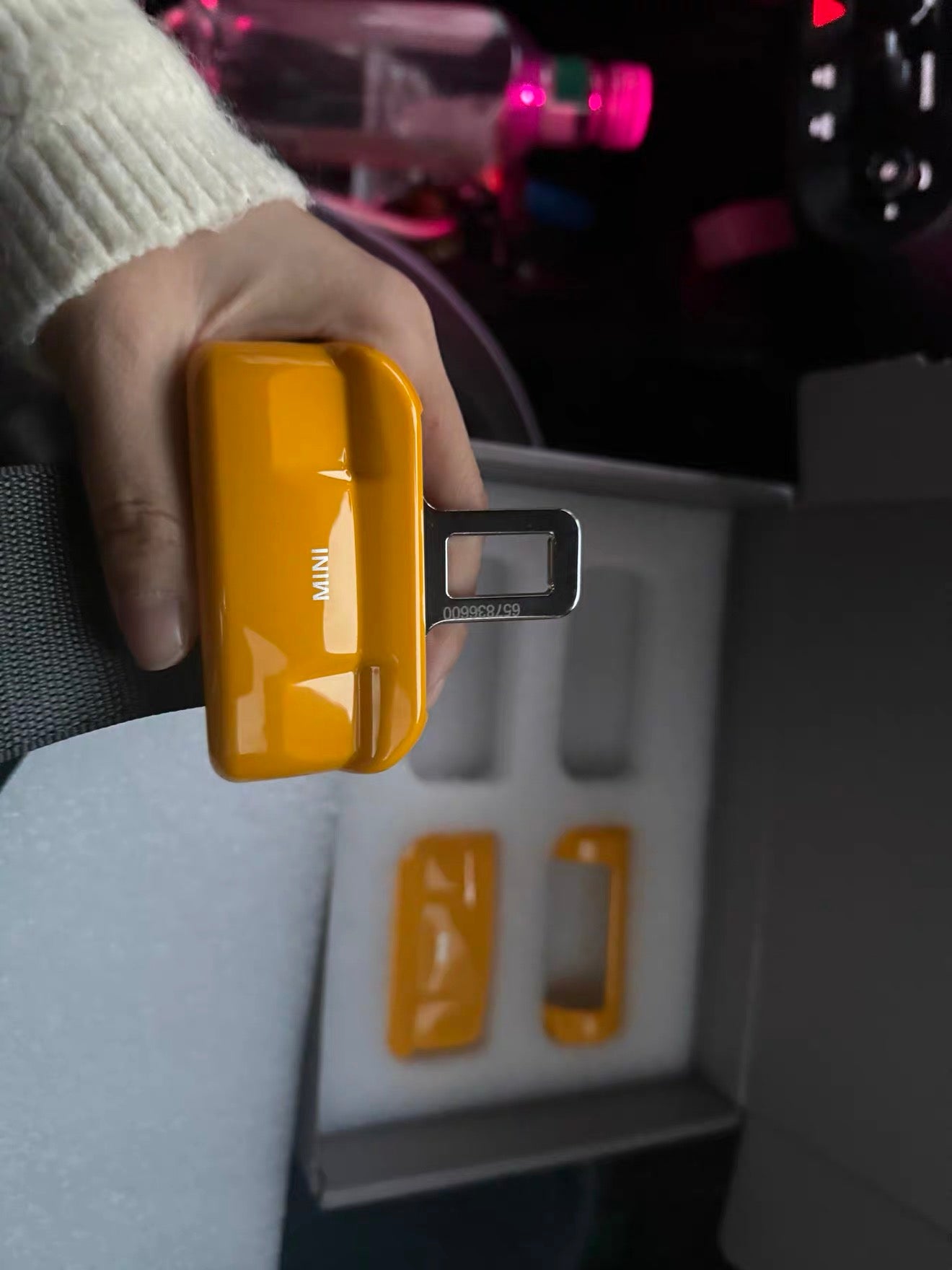 Custom Seat Belt Buckle Protective Cover for Mini Cooper 