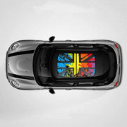 MINI Cooper J01 Sunroof Decal Wrap