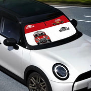 Custom MINI Cooper Windshield Sunshade Vintage Car