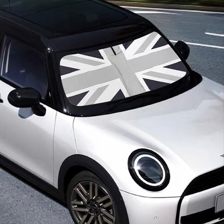 Custom MINI Cooper Windshield Sunshade gray jack union