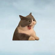 Funny Meme Cat Car Sticker