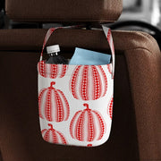 Polka Dot Pumpkin Car Trash Bin