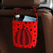 Polka Dot Pumpkin Car Trash Bin