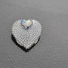 Heart Shaped Crystal Bling Car Push Start Button Ignition Protective Cover
