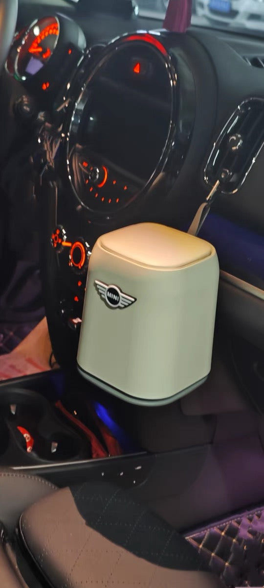 BMW Mini Cooper Countryman Clubman Car Seat Back Hanging Trash Can wit –  Carsoda