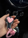 Transparent Mini Cooper F55 F56 F54 Car Key Hardtop Case Car Key Cap Cover Key Fob Protector with Heart