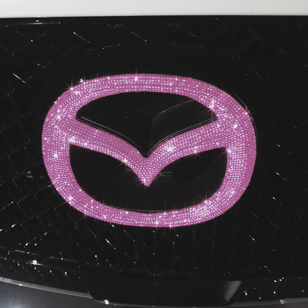 Pink Bling Mazda Decal