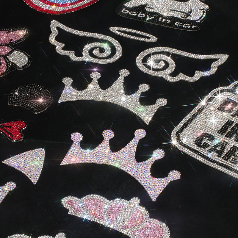 Rhinestone car decal