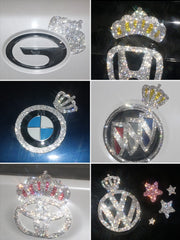Rhinestone car decal