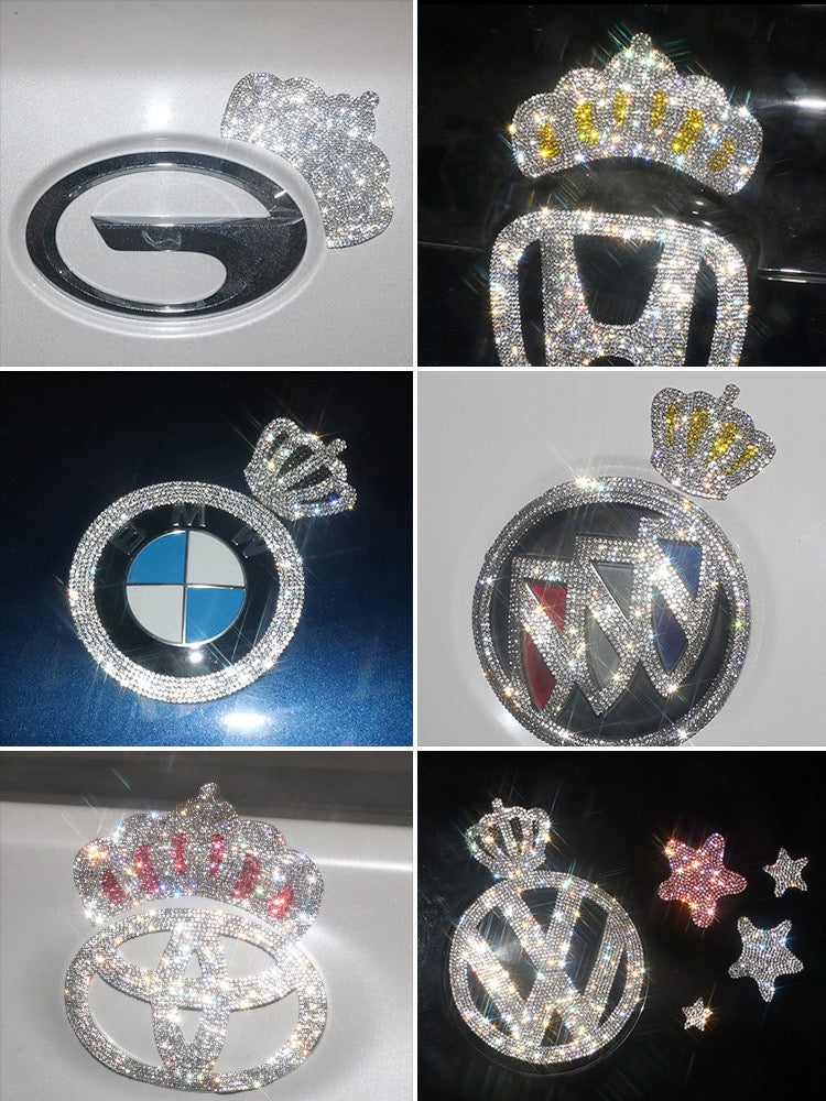 Rhinestone car decal