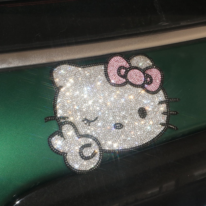 Rhinestone car decal