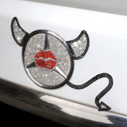 Rhinestone car decal