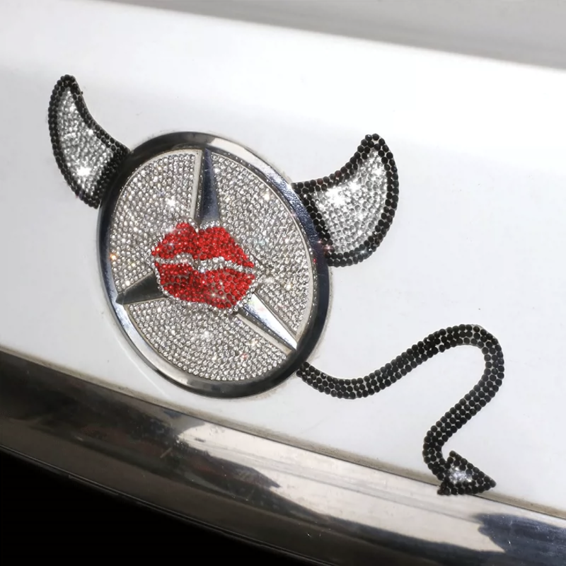 Rhinestone car decal