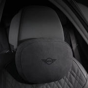 Suede touch first-class neck pillow MINI Cooper Countryman in black